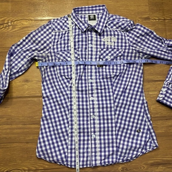 G-Star Raw Button Down Shirt Long Sleeve‎ Women Size Medium - Picture 4 of 10
